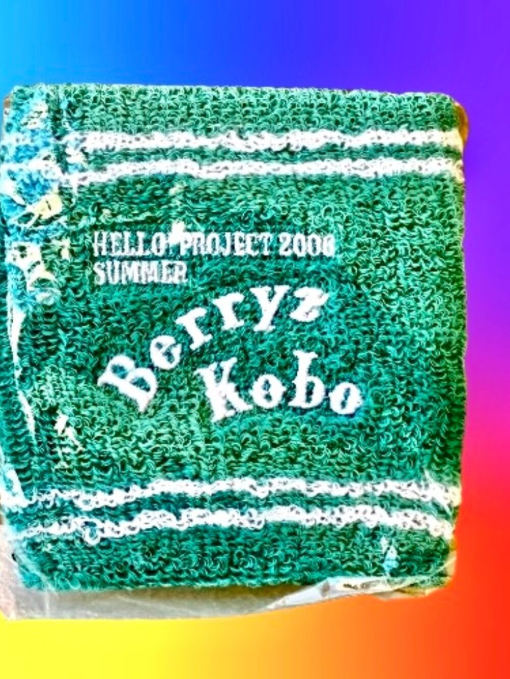 Terrycloth Wristband Girl J-Pop Band Hello! Project 2006 Summer BERRYZ KOBO
